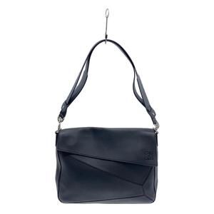 LOEWE Shoulder bag Leather Black Plain